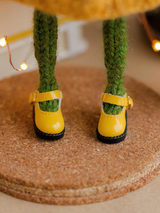 Yellow MaryJane Shoes