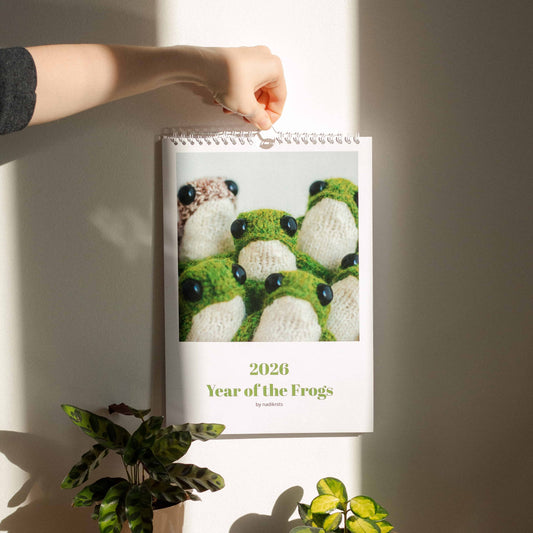 2026 Frog Wall Calendar – A4 Photo Calendar
