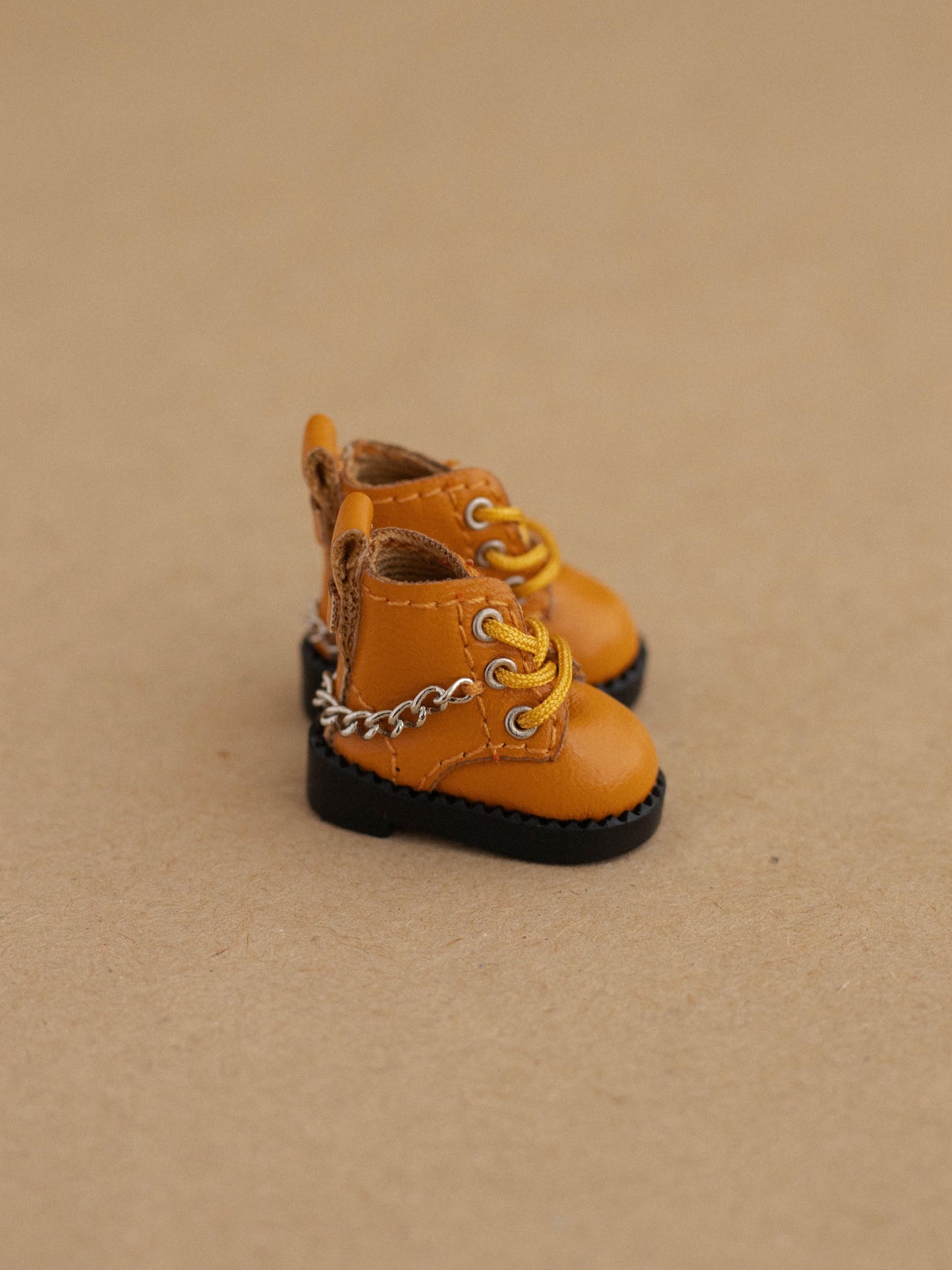 Yellow Shoes with Chain