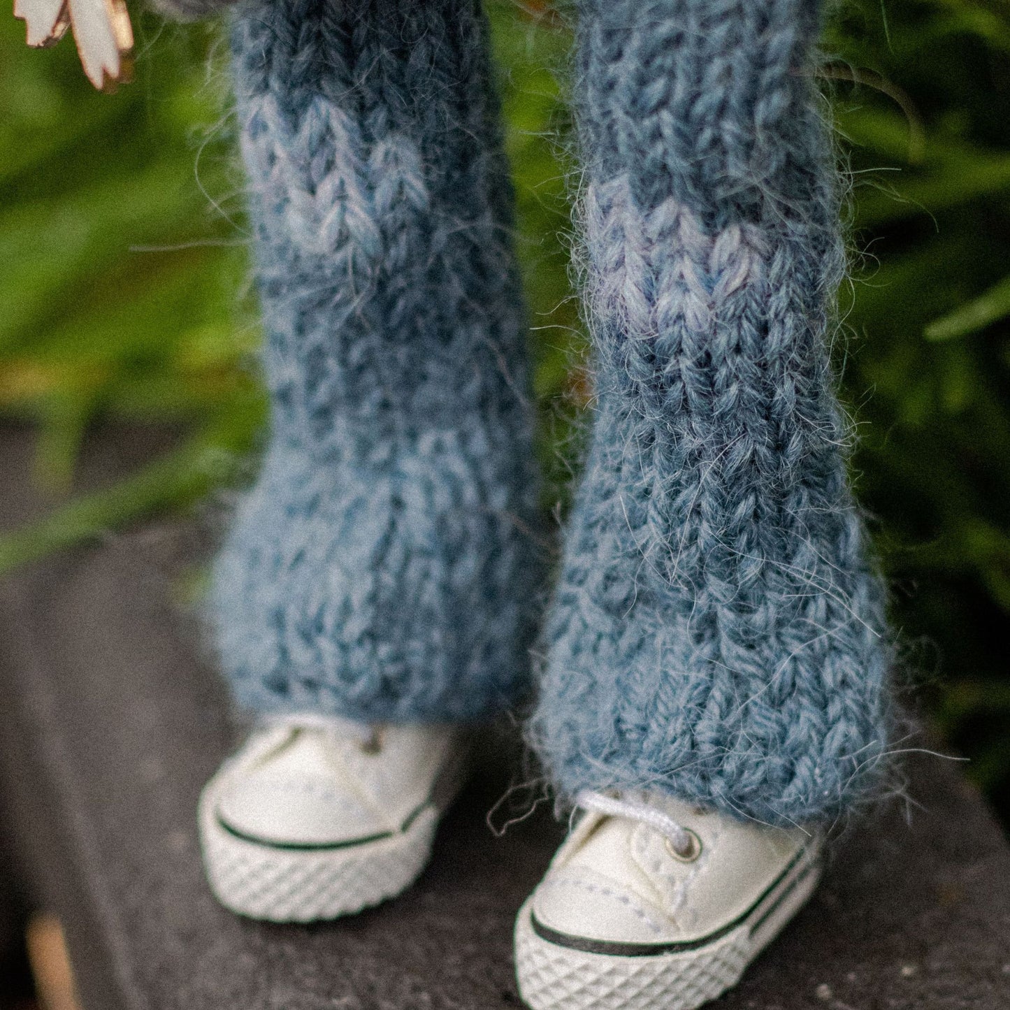 Jeans Knitting Pattern for Knitted Frog (PDF)