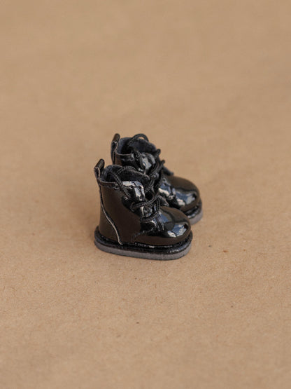 Black Glossy Shoes