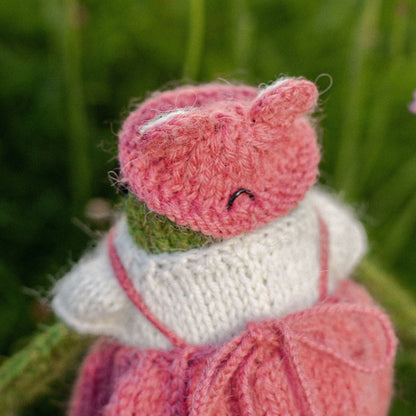 Frog Hat with Eyes Knitting Pattern for Knitted Frog (PDF)