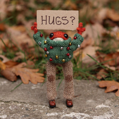 Jeans Knitting Pattern for Knitted Frog (PDF)