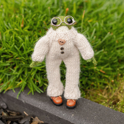 Knitted Frog Pajamas Knitting Pattern (PDF)