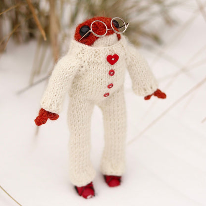 Knitted Frog Pajamas Knitting Pattern (PDF)