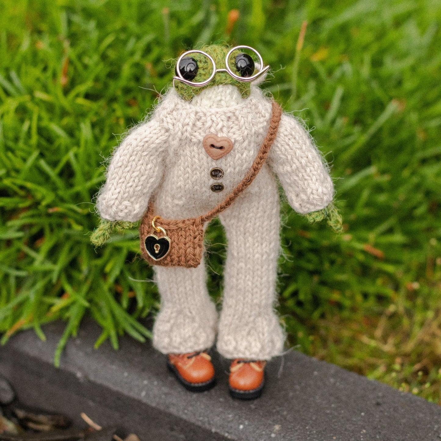 Knitted Frog Pajamas Knitting Pattern (PDF)