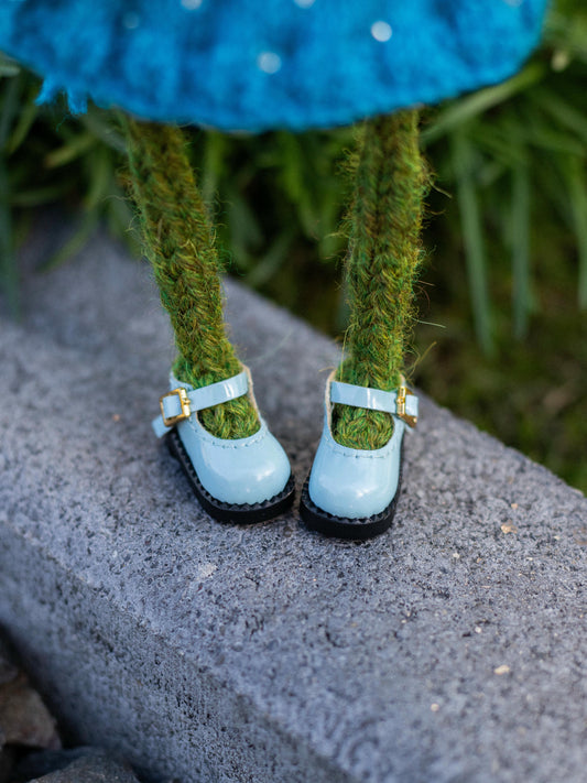 Blue MaryJane Shoes