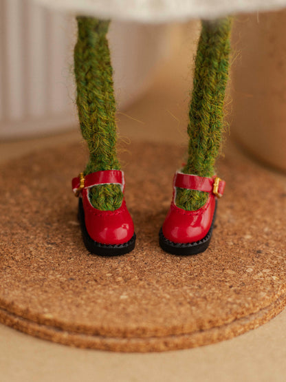 Red MaryJane Shoes