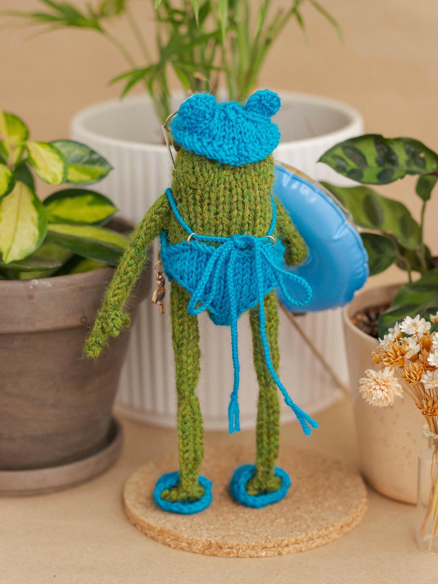 Miss Blue Swimmy Frog