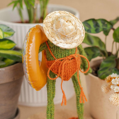 Swimsuit Knitting Pattern for Knitted Frog (PDF)