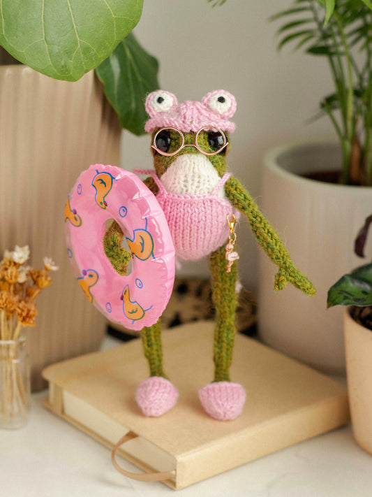 Miss Pink Swimmy Frog