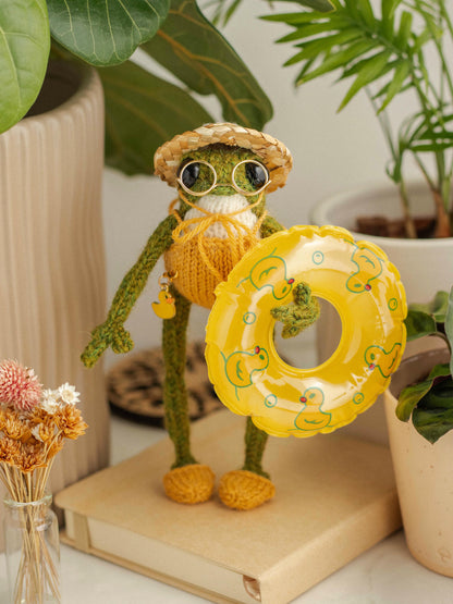 Miss Yellow Swimmy Frog
