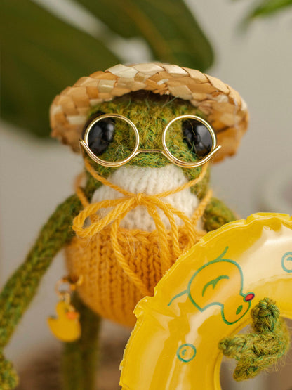 Miss Yellow Swimmy Frog