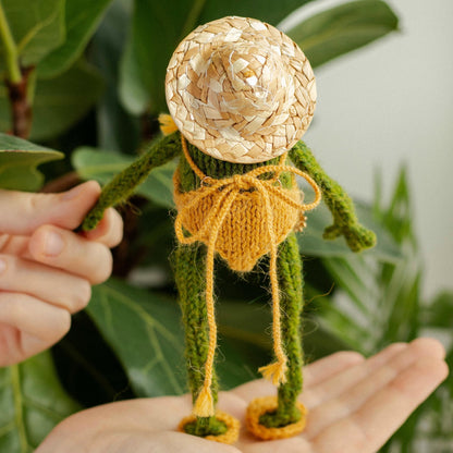 Swimsuit Knitting Pattern for Knitted Frog (PDF)