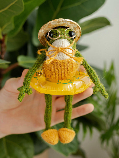 Miss Yellow Swimmy Frog