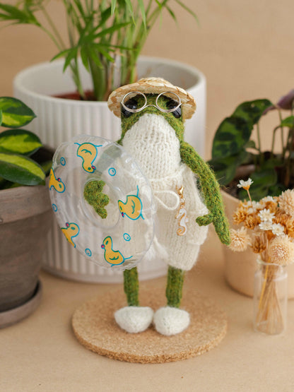 Mr. White Swimmy Frog