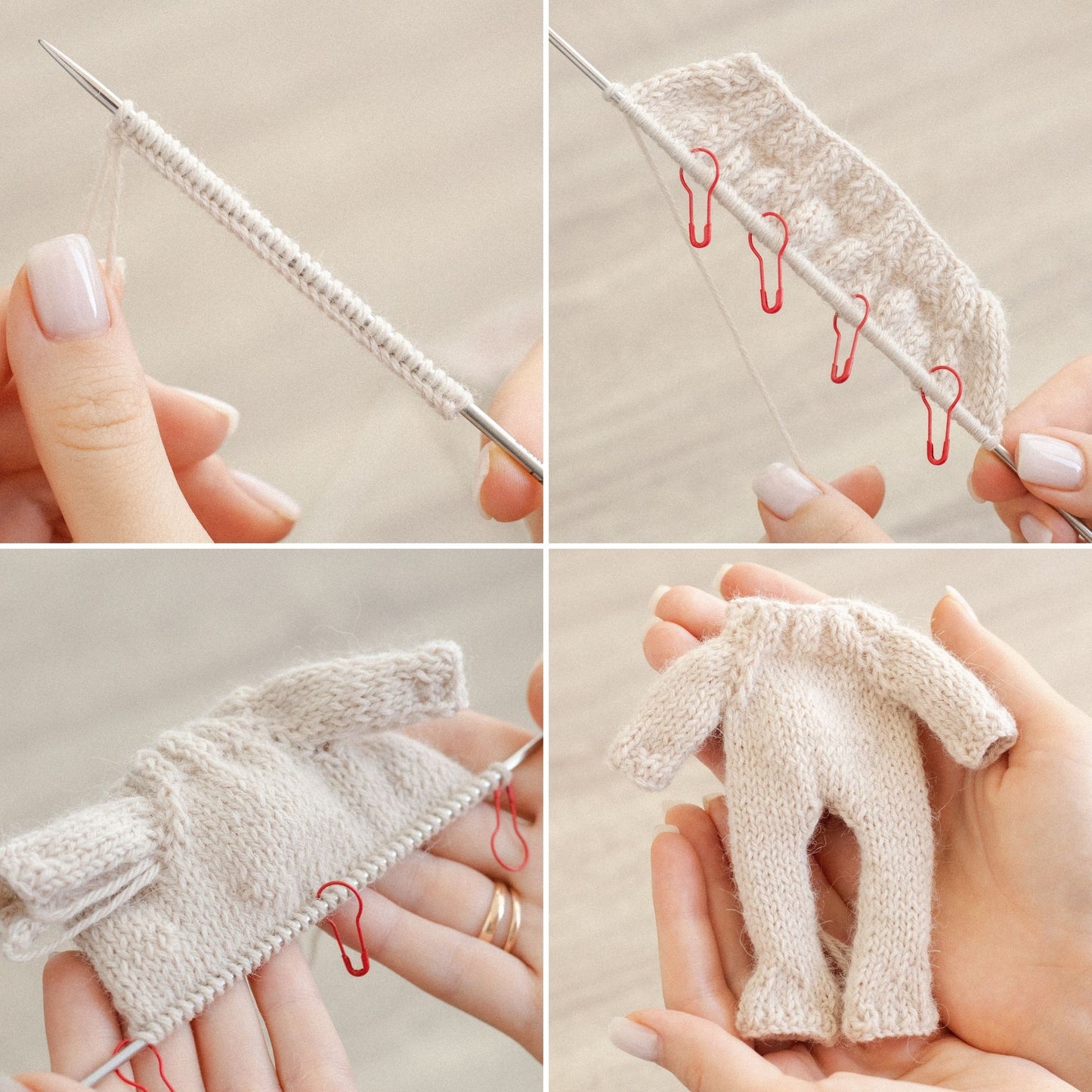 Knitted Frog Pajamas Knitting Pattern (PDF)