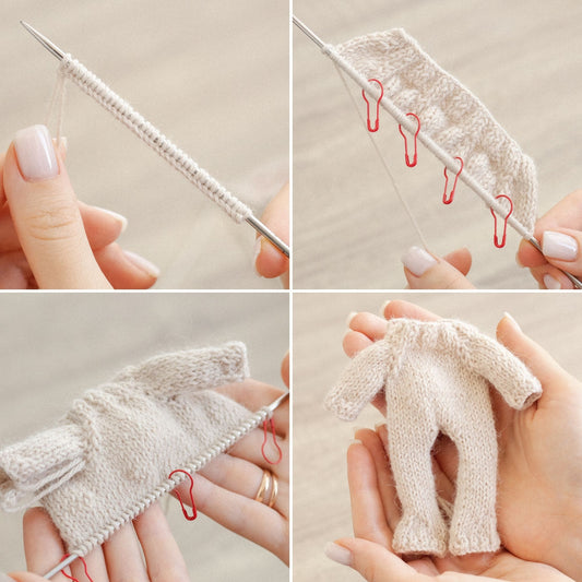 Knitted Frog Pajamas Knitting Pattern (PDF)