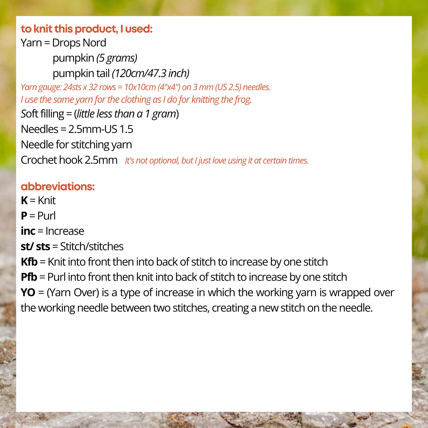 Knitting Pumpkin Pattern — Knit Home Decor (PDF)