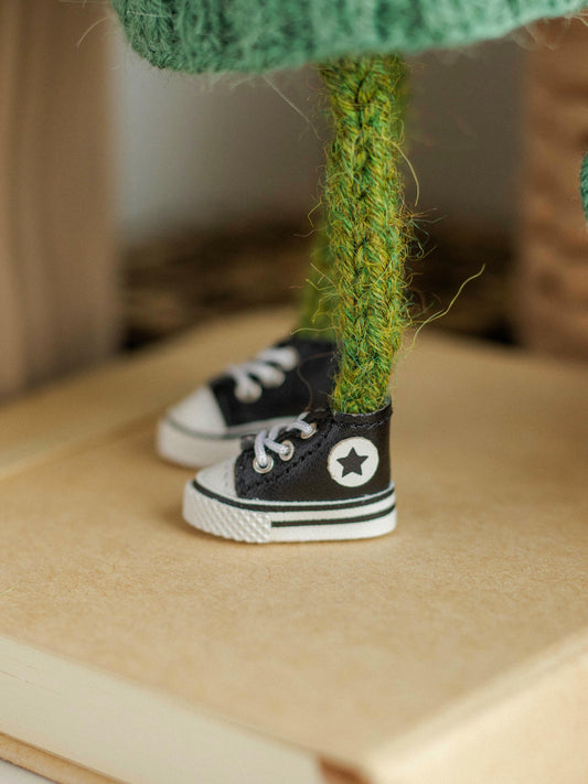 Black Sneakers with a Star