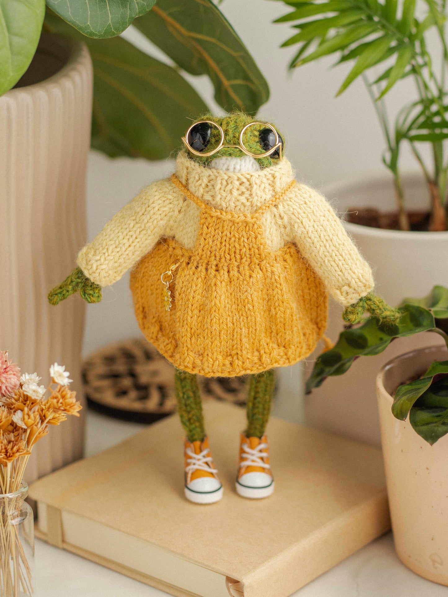 Yellow Sneakers with a Star